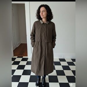 OUIBROOK Women's Dark Brown Jacket